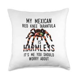 Spider Lover Arachnid Cobweb Terrarium Tarantula Throw Pillow