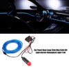 KIMISS DC 12V Car Panel Neon Lamp Strip Blue Cold