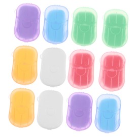 BIUDECO 12 Boxes Portable Travel Soap Sheets Compact Hand Wash Foaming Paper for Camping Hiking and Outdoor Activities Lightweight and Convenient Soap Slices