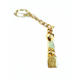 Feng Shui Five Element Pagoda key Chain Ring Amulet hanging for protection