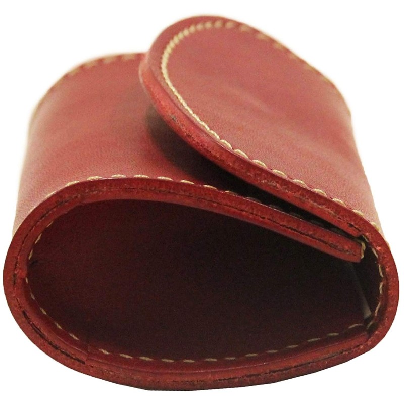 Polcolosso Teardrop Coin Case, Original Tochigi Leather, Made in Japan,