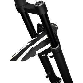 All Mountain Style AMS Front Splash Guard - Protection for You and Your Bike from Waste and Dirt, black