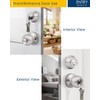 Brotima 1 Pack Keyed Alike Door Lock Set with Deadbolt,