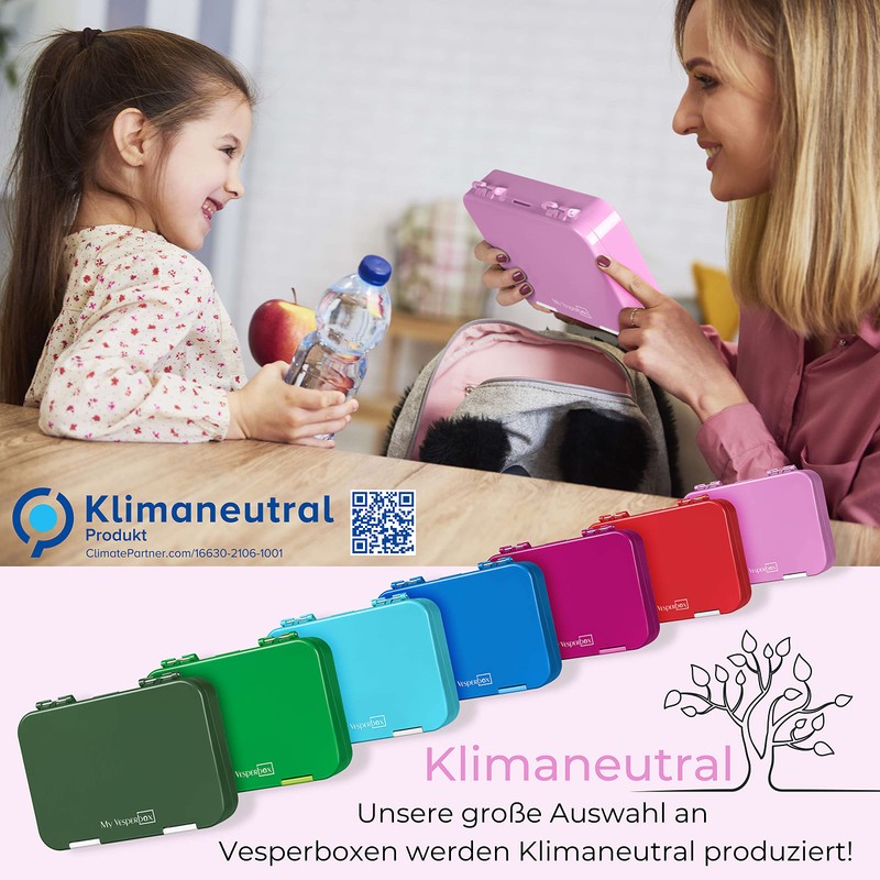 My Vesperbox Bento Box Children's Lunch Box with 4 +