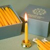 20 Minute Pure Beeswax Candles, Drip-Free Meditation Candles, Mini Taper