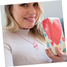 KOMBIUDA 150pcs Baby Shower Favors Acrylic Mini Pacifiers for Boys Girls Unique Toddler Party Treats