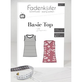 Sewing Pattern and Sewing Instructions - Basic Top Ladies Sizes 6-20