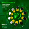 100 Hörgerätebatterien Größe 10 PR70 Udirmax Gelb Dynamic Sonar Technologie
