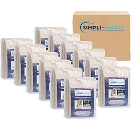 Simpli-Magic 79196C Case of Canvas Drop Cloth (Size: 6' x 9') -12 Pack, Natural