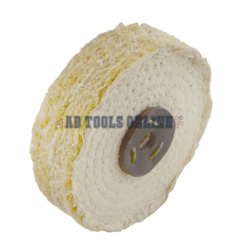Coarse Sisal Fast Cut Buffing Polishing Mop 4" x 1"