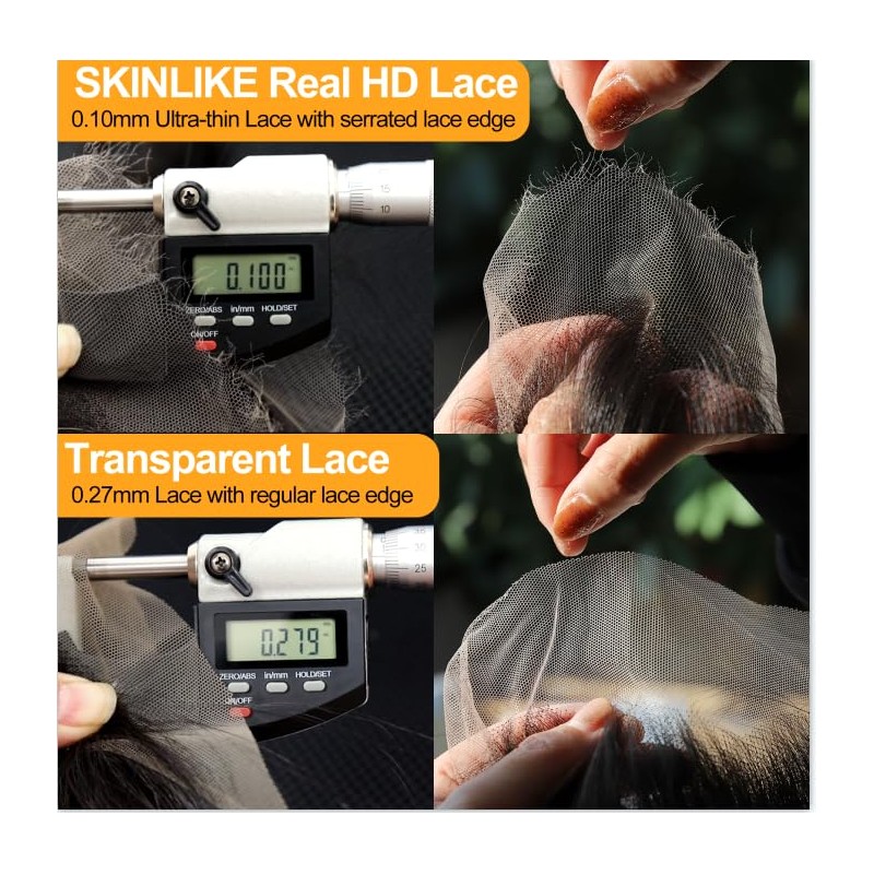 BEEOS 2x6 HD Lace Closure Body Wave Pre Plucked Human