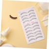 Baluue 20pairs Voluminous False Eyelashes Handmade Wispy Lashes for Makeup