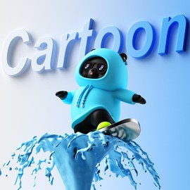 Kwak's Car Decorations Interior,Cute Funny Car Accessories Ornament Decor Gifts for Car Central Control Screen or Dashboard Touchscreen(Blue)
