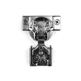 Berta (10 Pieces) 1/2 inch Overlay Face Frame Hinges, 105 Degree 6-Ways 3-Cam Adjustment Concealed Kitchen Cabinet Door Hinges with Dowels