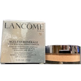 Lancôme lancome #10 natural sable ageless minerale spf 21 mineral powder foundation