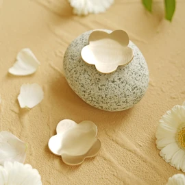 Notdam Organic Flower Spoon Holder 2P Set / 놋담 유기 꽃수저받침 2P세트