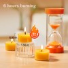 Ashlux Beeswax Tea Lights Candles 6 Pack, 6 Hours Clean