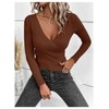 WDIRARA Women's Wrap V Neck Long Sleeve Cross Front Knitted