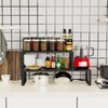 Jojocross Expandable Stackable Spice Rack Organizer for Kitchen Cabinet,Adjustable Counter