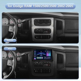 unbranded For 2002-2005 Dodge Ram 1500 2500 3500 Android 12.0 CarPlay Car Stereo Radio GPS