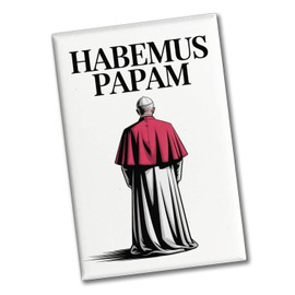 Papst HABEMUS PAPAM Souvenir Souvenir Magnet für Gläubige dekorativ Glauben Zeigen mit Souvenir Magnet Glaube