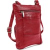 Krediz leather Crossbody Purses for Women, Multi Pocket Crossbody Purse