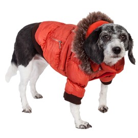 Metallic Fashion Pet Parka Coat