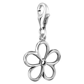 Nenalina Charm Flower Pendant, for all brands of Charm Bracelets and Necklaces, made of 925 sterling silver, 713018-000