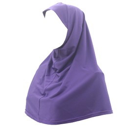 Modest Beauty One-Piece Muslim Scarf Hijab Islamic Arab Head Wrap Solid Color for Women