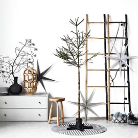 EASY JOY 3Pcs 9-Pointed Large Paper Star Lanterns 18 Inch White Paper Stars Christmas Hanging Lamp Paper Decorations Wedding Birthday Christmas Home Party Supplies