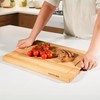CONSDAN Wood Cutting Board for Kitchen, 16 x 12, USA