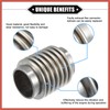 ACROPIX Car Exhaust Flexible Pipe, 38x70mm 1.5"x2.76" Exhaust Flex Connector