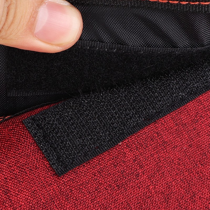 Large Capacity Hanging Stroller Organizer Bag Baby Carriage Storage Package(Red)