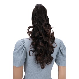Prettyshop 50 cm Hair Piece Braid Ponytail Hair Extension Voluminous Wavy