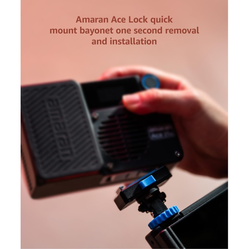 Amaran Ace 25x Bi-Colour LED Light, 32W On-Camera Video Light,