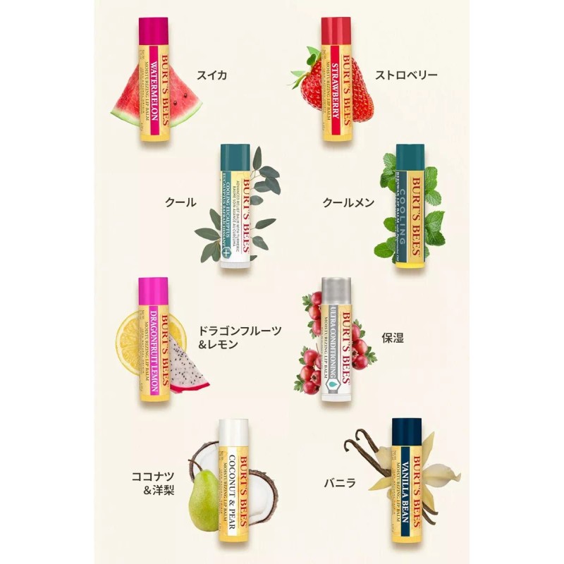 Burt's Bees Kit protector labial Burt's Bees 100% natural C/