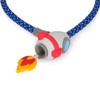 Legami - Bicycle lock with key, tiger motif, polyester exterior,