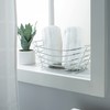 Simplify Wire Towel Basket| Dimensions: 12.1" x 7.5" x 5.1"|