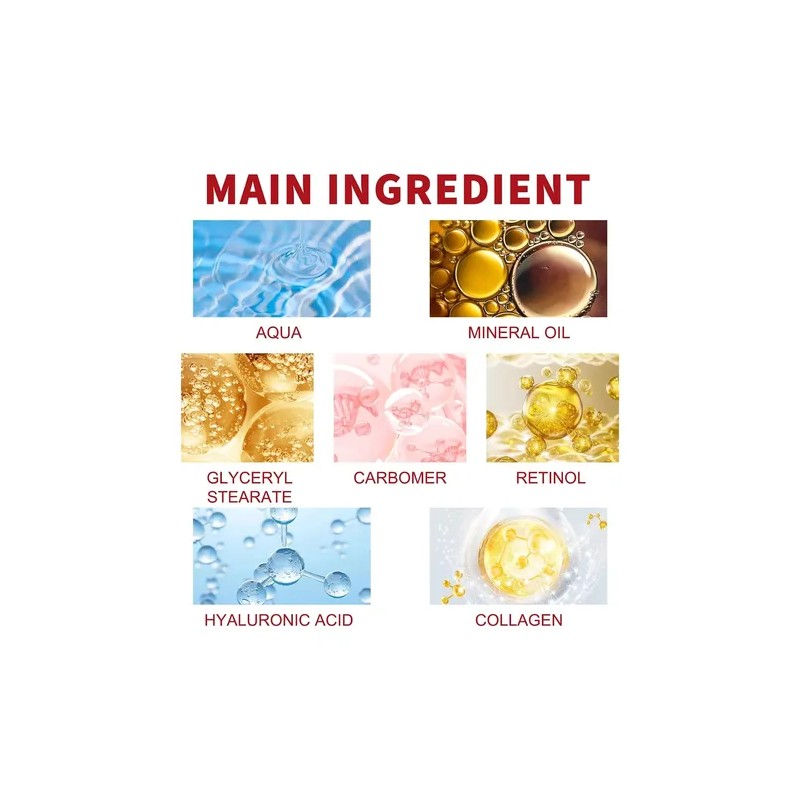 Crema Hidratante Antienvejecimiento Con Colágeno Y Retinol,