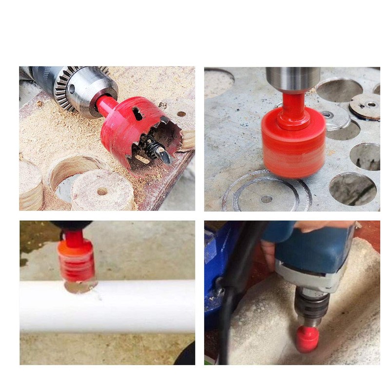 Bimetal Hole Saw, Drilling and Cutting Tool, Set of 8,