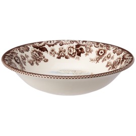 Spode Woodland Ascot Cereal Bowl, Red Fox, 8” | Perfect for Oatmeal, Salads, and Desserts | Made in England from Fine Earthenware | Microwave and Dishwasher Safe