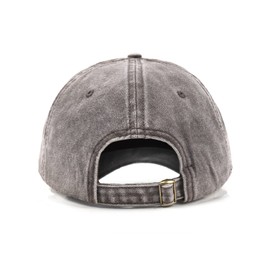 Zylioo XL/XXL Vintage Baseball Cap for Large Head Pigment Baseball Cap Washed Cotton Used Look Baseball Cap Washable Cap, Coffee