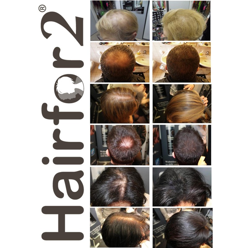 Hairfor2 Haarverdichtungsspray gegen lichtes Haar | Haarpuder | Streuhaar |