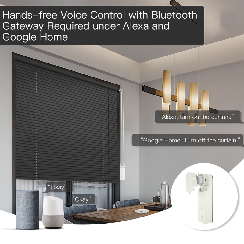 Smart Blinds Motor Kit Chain Roller Rechargeable Automatic Curtain Opener