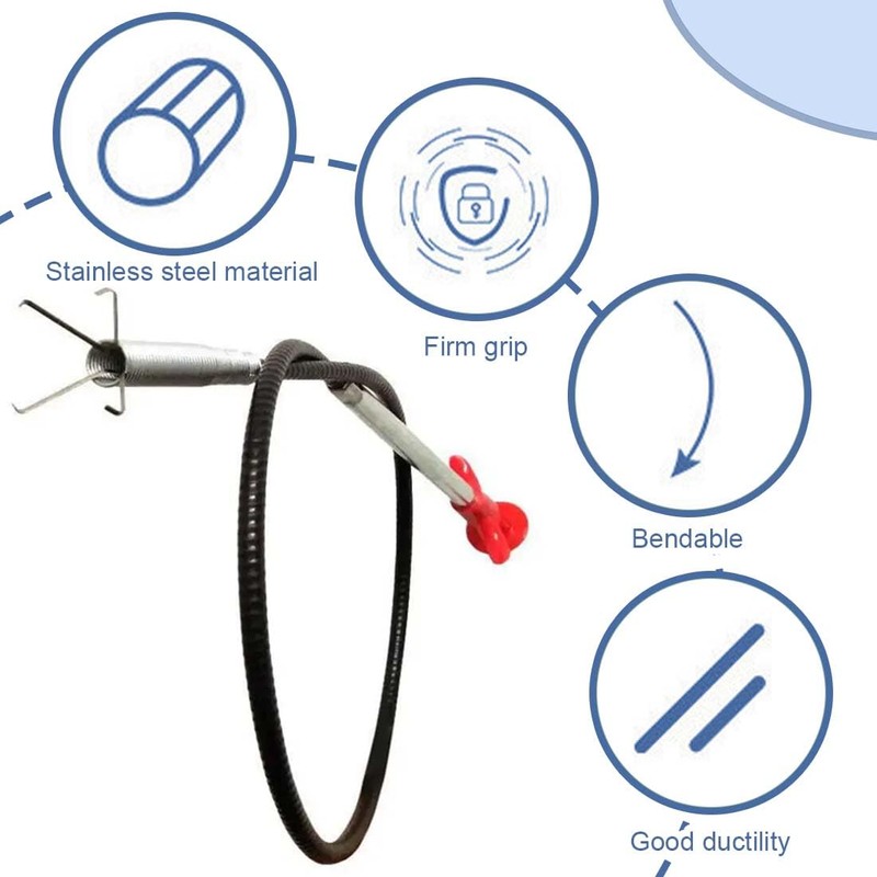 WeddHuis Pack of 2 Claw Grabber, 60 cm Gripper Flexible