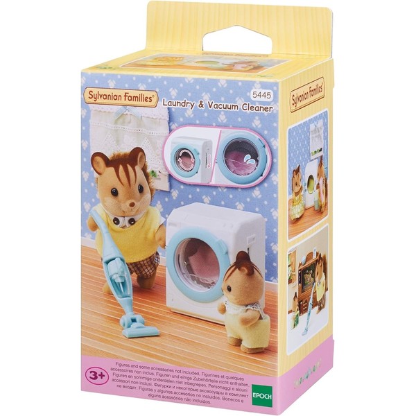 Sylvanian Families Laundry and Vacuum Cleaner,Multi-colored,43 x 46 x 56 millimeters