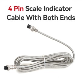 UNIPEC Floor Scale Cable 4pin + 4pin, 13ft Scales Cable Connectors for PEC Industrial Scale Indicator, Pallet Scale, Livestock Scales,Truck Scales