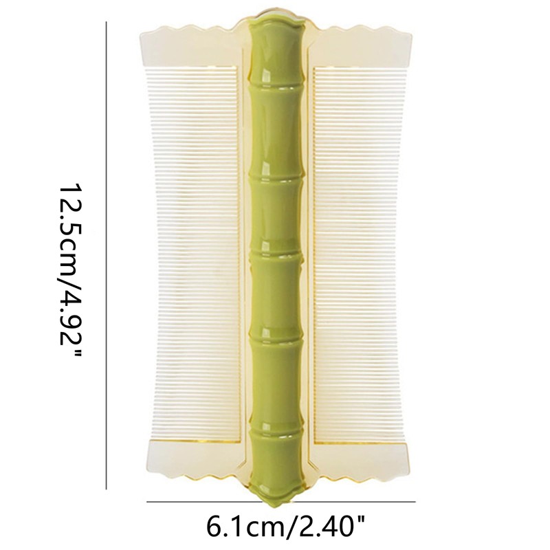 Fine Tooth Comb for Dandruff, 2 Pcs Double-Sided Comb Dandruff