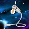 Diyeeni Mini Ventilador Flexible USB, Pantalla de Mensaje programable LED