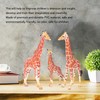 3pcs Giraffe Figurines Simulation Innovative Educational Giraffe Family Action Figure
